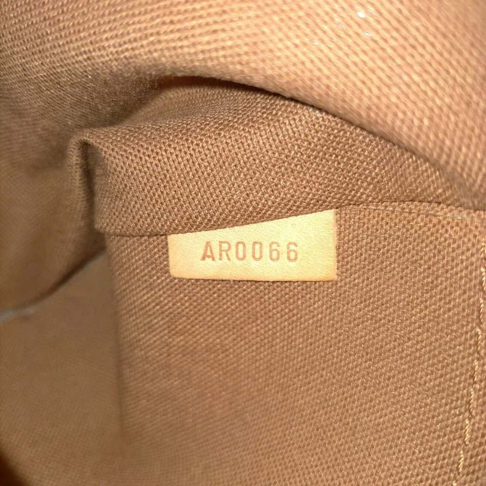 Louis Vuitton LV Tote Bag M40104 Lockit Vertical Brown Monogram - Picture 14 of 14